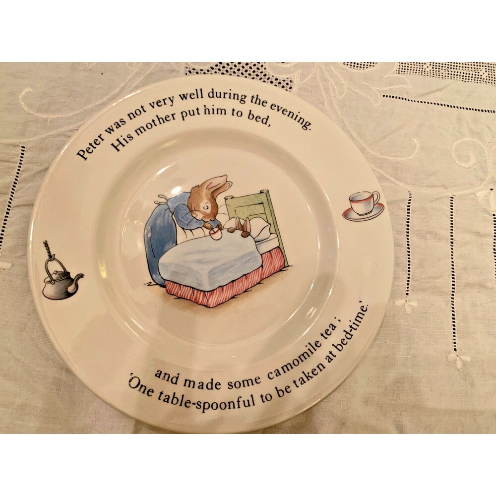 Wedgwood  Peter Rabbit  ~ England ~ Child's Plate ~ 7"